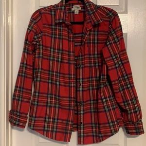 LL Bean relaxed fit flannel